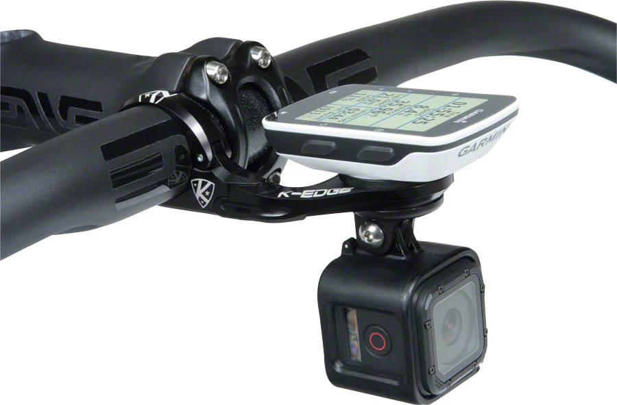 K-EDGE Pro Garmin Combo Handlebar Mount: 31.8mm, Black - Image 2